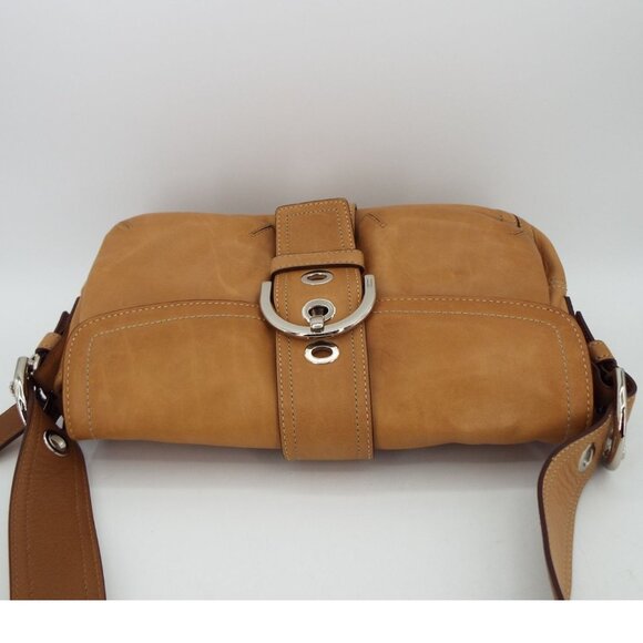 COACH 9434 Tan Leather Soho Shoulder Bag Vintage Y2K - Picture 8 of 15